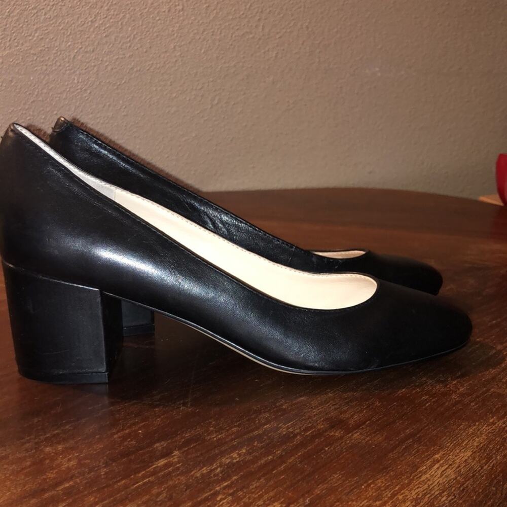 Marc Fisher Preppy Old Money Office Professional Round Toe 2.25" Chunky Heels